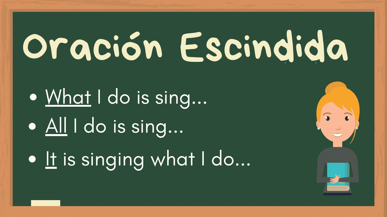 oracion escindida